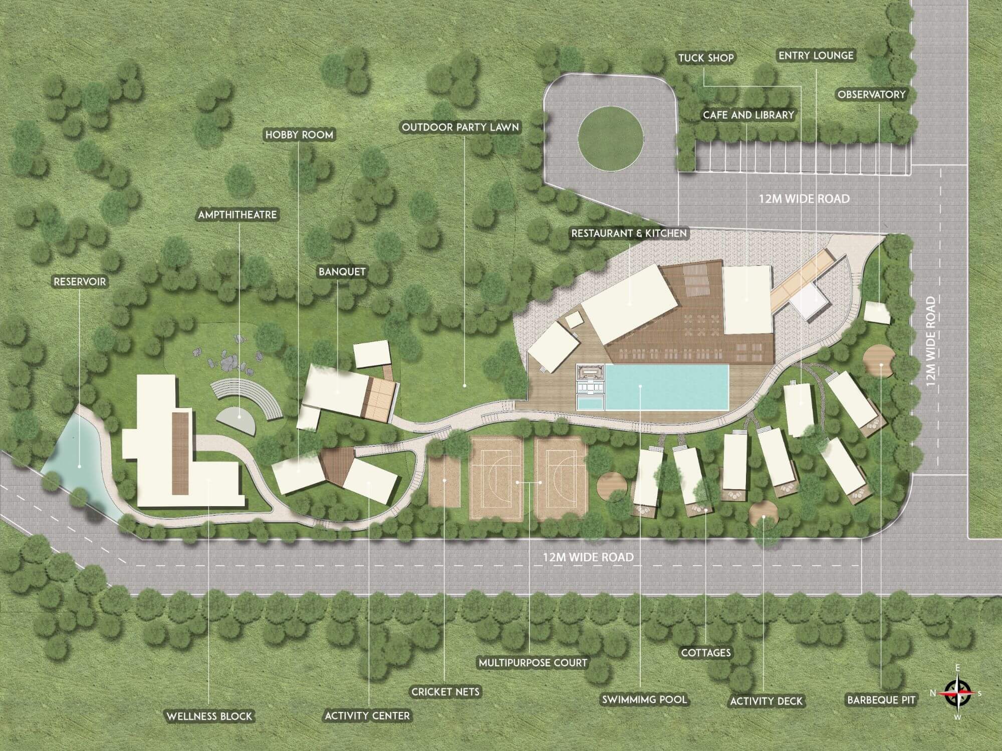 Rewild Doddaballapura Clubhouse Plan